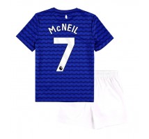 Everton Dwight McNeil #7 Koszulka Podstawowa dzieci 2025-26 Krótki Rękaw (+ krótkie spodenki)